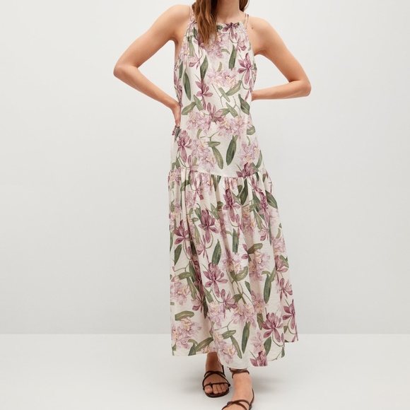 Mango Dresses & Skirts - Ruffle floral printed dress